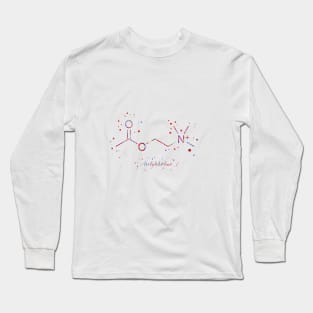 Acetylcholine molecule Long Sleeve T-Shirt